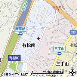 愛知県名古屋市緑区有松南407周辺の地図