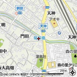 愛知県名古屋市緑区大高町門田14周辺の地図