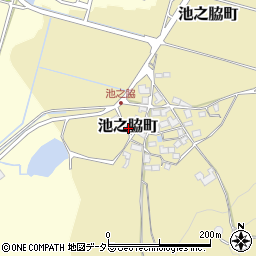 滋賀県東近江市池之脇町周辺の地図