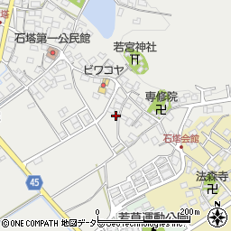 滋賀県東近江市石塔町654周辺の地図