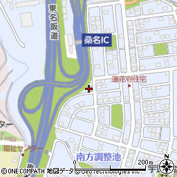 蓮花寺住宅周辺の地図