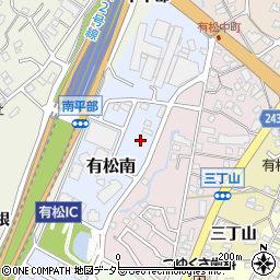 愛知県名古屋市緑区有松南408周辺の地図