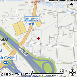 岡山県津山市河辺765周辺の地図