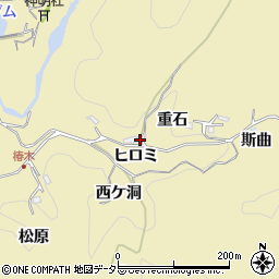 愛知県豊田市豊松町ヒロミ周辺の地図
