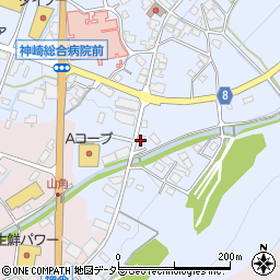 兵庫県神崎郡神河町粟賀町277周辺の地図