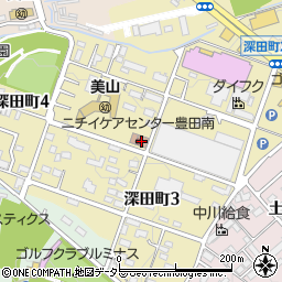 ニチイケアセンター豊田南周辺の地図