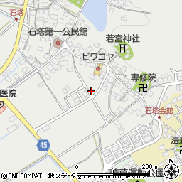 滋賀県東近江市石塔町1443周辺の地図