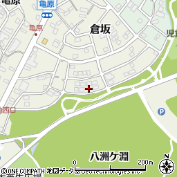 愛知県名古屋市緑区倉坂713周辺の地図