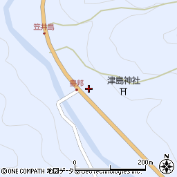 愛知県設楽町（北設楽郡）豊邦（神谷沢）周辺の地図