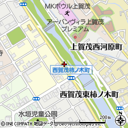 京都府京都市北区西賀茂東柿ノ木町周辺の地図