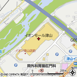 リンガーハットイオンモール津山店周辺の地図