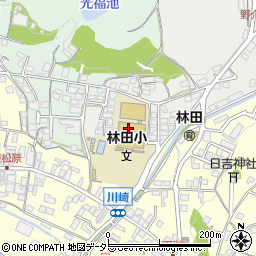 津山市立林田小学校周辺の地図