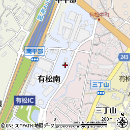 愛知県名古屋市緑区有松南406周辺の地図