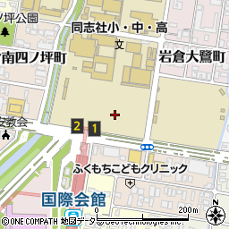 京都府京都市左京区岩倉大鷺町周辺の地図