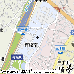 愛知県名古屋市緑区有松南427周辺の地図