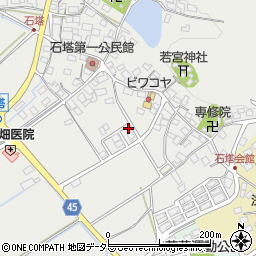 滋賀県東近江市石塔町1440周辺の地図