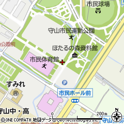 守山市民運動公園公衆トイレ南周辺の地図