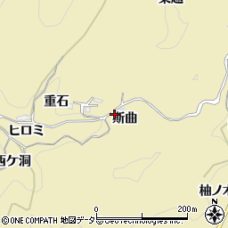 愛知県豊田市豊松町斯曲40周辺の地図