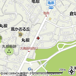 愛知県名古屋市緑区倉坂92周辺の地図