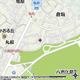 愛知県名古屋市緑区倉坂1304周辺の地図