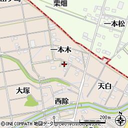 愛知県刈谷市井ケ谷町一本木周辺の地図