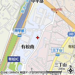 愛知県名古屋市緑区有松南405周辺の地図