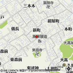 愛知県名古屋市緑区大高町新町26周辺の地図