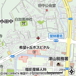 東京海上日動火災保険株式会社　津山支社周辺の地図