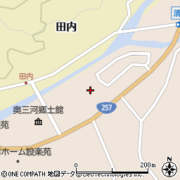 愛知県設楽町（北設楽郡）清崎（横畑）周辺の地図