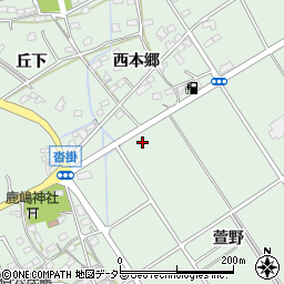 愛知県豊明市沓掛町萱野18周辺の地図