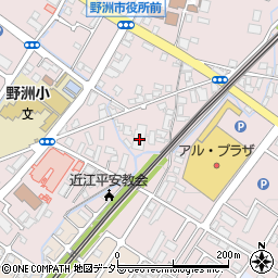 滋賀県野洲市小篠原1070周辺の地図
