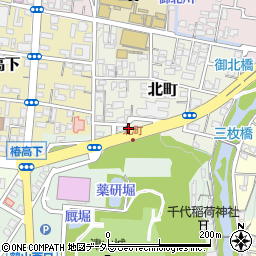 岡山県津山市北町49-3周辺の地図