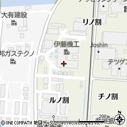 愛知県東海市南柴田町（ヌノ割）周辺の地図