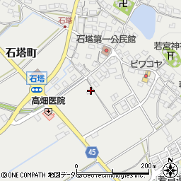 滋賀県東近江市石塔町573周辺の地図