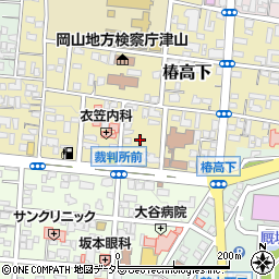 岡山県津山市椿高下43-2周辺の地図