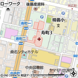 ＮＰＣ２４Ｈ桑名市総合医療センター第１駐車場周辺の地図