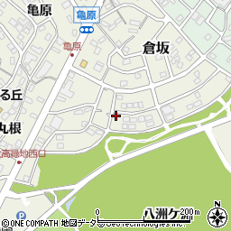 愛知県名古屋市緑区倉坂701周辺の地図