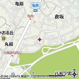 愛知県名古屋市緑区倉坂1306周辺の地図
