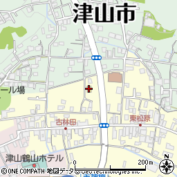 ファミリーマート津山天神橋店周辺の地図