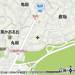愛知県名古屋市緑区倉坂96周辺の地図