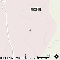 愛知県豊田市高野町柳周辺の地図