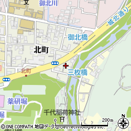 岡山県津山市北町4周辺の地図