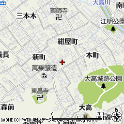 愛知県名古屋市緑区大高町本町72周辺の地図