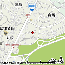 愛知県名古屋市緑区倉坂1520周辺の地図