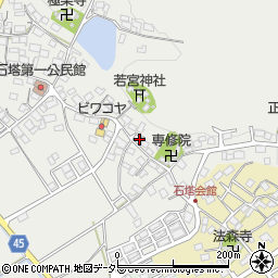 滋賀県東近江市石塔町946周辺の地図