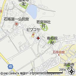 滋賀県東近江市石塔町655周辺の地図