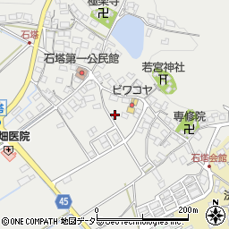 滋賀県東近江市石塔町634周辺の地図