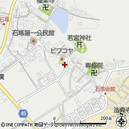 滋賀県東近江市石塔町658周辺の地図