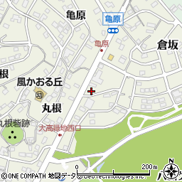 愛知県名古屋市緑区倉坂2-2周辺の地図
