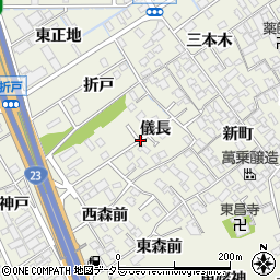 愛知県名古屋市緑区大高町（儀長）周辺の地図